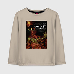 Лонгслив хлопковый детский The Outlast Trials Лиланд Койл, цвет: миндальный