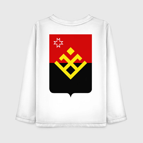 Детский лонгслив Малая Пурга / Белый – фото 2