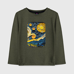 Детский лонгслив Starry Night Voyage