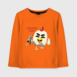 Детский лонгслив Chicken Gun злой