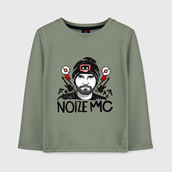 Лонгслив хлопковый детский Иван Александрович, цвет: авокадо