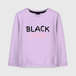 Детский лонгслив Граффити BlackPink