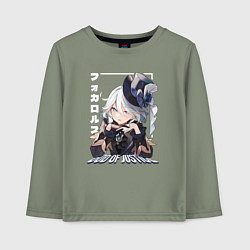 Лонгслив хлопковый детский God of Justice, цвет: авокадо