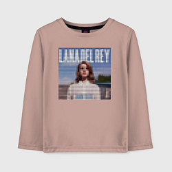 Лонгслив хлопковый детский Лего Лана дель Рей, цвет: пыльно-розовый