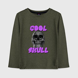 Детский лонгслив Cool Skull