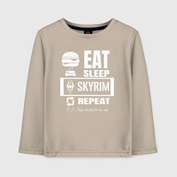 Детский лонгслив Скайрим The Elder Scrolls