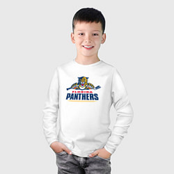 Лонгслив хлопковый детский Florida panthers - hockey team, цвет: белый — фото 2