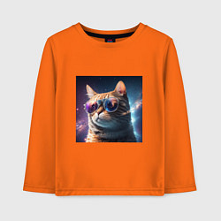 Детский лонгслив Космический кот сosmos collection