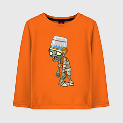 Детский лонгслив Зомби-мумия с ведром