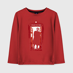 Детский лонгслив Doctor who tardis