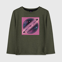 Детский лонгслив Планета на орбите