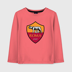 Лонгслив хлопковый детский Roma sport fc, цвет: коралловый