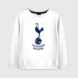 Лонгслив хлопковый детский Tottenham Hotspur fc sport, цвет: белый