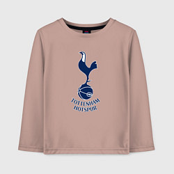 Лонгслив хлопковый детский Tottenham Hotspur fc sport, цвет: пыльно-розовый