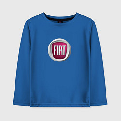 Лонгслив хлопковый детский Fiat Italy, цвет: синий