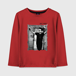 Лонгслив хлопковый детский Depeche Mode - Dave Gahan by Anton Corbijn, цвет: красный