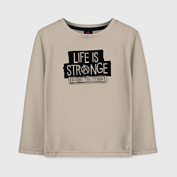 Лонгслив хлопковый детский Life is Strange Before the Storm, цвет: миндальный