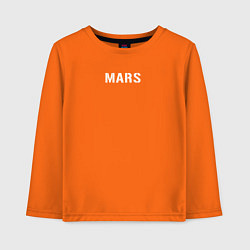 Лонгслив хлопковый детский Mars 30STM, цвет: оранжевый