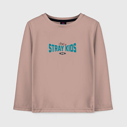 Лонгслив хлопковый детский Stray Kids legendary, цвет: пыльно-розовый