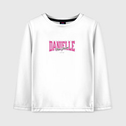 Лонгслив хлопковый детский Danielle k-idols, цвет: белый