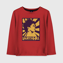Лонгслив хлопковый детский Lady Lauryn Hill, цвет: красный