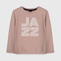 Лонгслив хлопковый детский Jazz vibe, цвет: пыльно-розовый