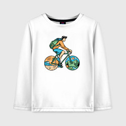 Детский лонгслив Nature biker