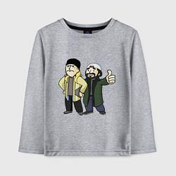 Лонгслив хлопковый детский Vault Jay and silent Bob, цвет: меланж