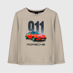 Детский лонгслив Porsche 911 спортивный немецкий автомобиль