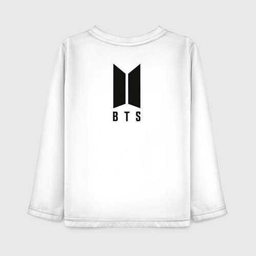 Детский лонгслив Бтс purpose / Белый – фото 2