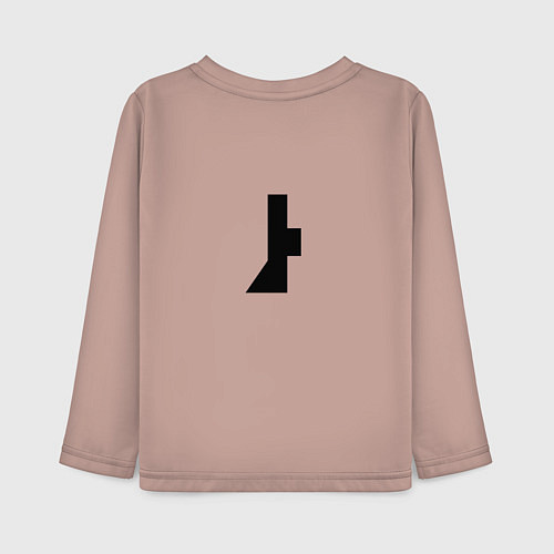 Детский лонгслив TOA Heavy Industries / Пыльно-розовый – фото 2