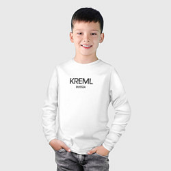 Лонгслив хлопковый детский Kreml, цвет: белый — фото 2