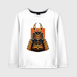 Детский лонгслив Тигр - самурай