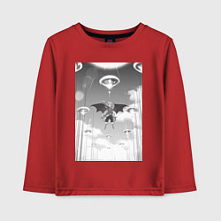 Лонгслив хлопковый детский О моём перерождении в слизь Римуру Темпест князь т, цвет: красный