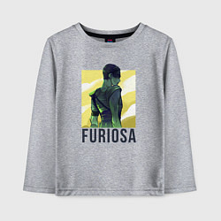 Лонгслив хлопковый детский Фуриоса, цвет: меланж