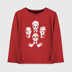 Лонгслив хлопковый детский Doctors who, цвет: красный
