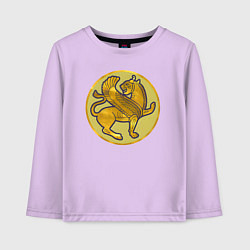 Лонгслив хлопковый детский Империя Сасанидов из Total War: Attila, цвет: лаванда