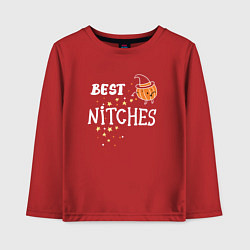 Лонгслив хлопковый детский Best nitches, цвет: красный