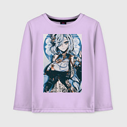 Лонгслив хлопковый детский Геншин Шэнь Хэ, цвет: лаванда