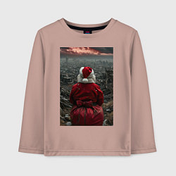 Детский лонгслив Дед мороз и уходящий год