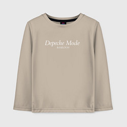 Лонгслив хлопковый детский Depeche Mode - Basildon, цвет: миндальный