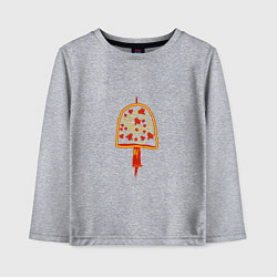 Лонгслив хлопковый детский Колокольчик, цвет: меланж