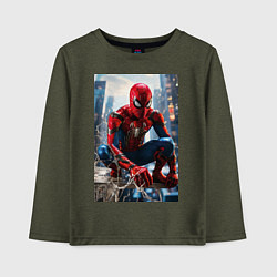 Детский лонгслив Человек-паук на страже справедливости