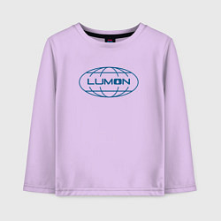 Лонгслив хлопковый детский Корпорация Lumon, цвет: лаванда