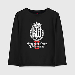 Лонгслив хлопковый детский Kingdom Come Deliverance 2, цвет: черный