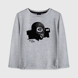 Детский лонгслив Девушка с языком