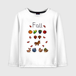 Детский лонгслив Stardew Valley fall