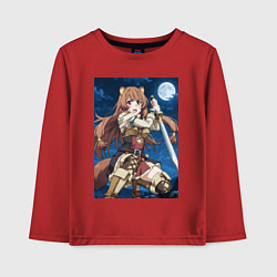 Детский лонгслив Рафталия сражается в ночи