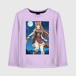 Детский лонгслив Рафталия сражается в ночи