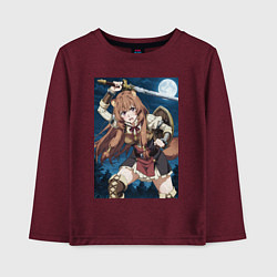 Детский лонгслив Рафталия сражается в ночи